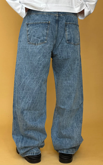 MARBLE BAGGY DENIM