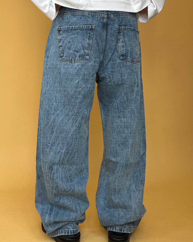 MARBLE BAGGY DENIM