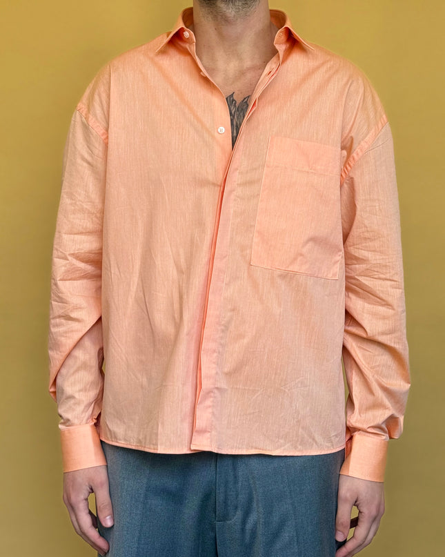 CAMICIA CROP 100% COTONE - TINTA UNITA