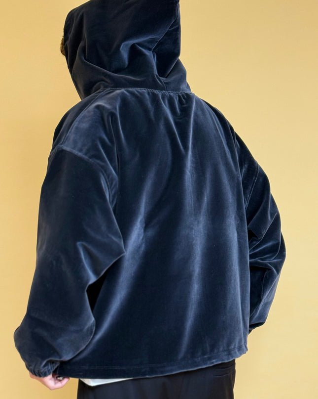 HOODIE DOUBLE FIT IN CINIGLIA