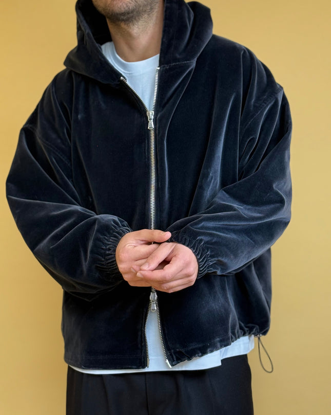 HOODIE DOUBLE FIT IN CINIGLIA