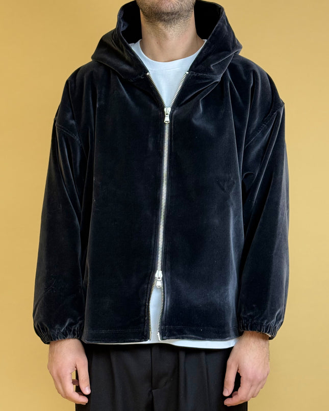 HOODIE DOUBLE FIT IN CINIGLIA